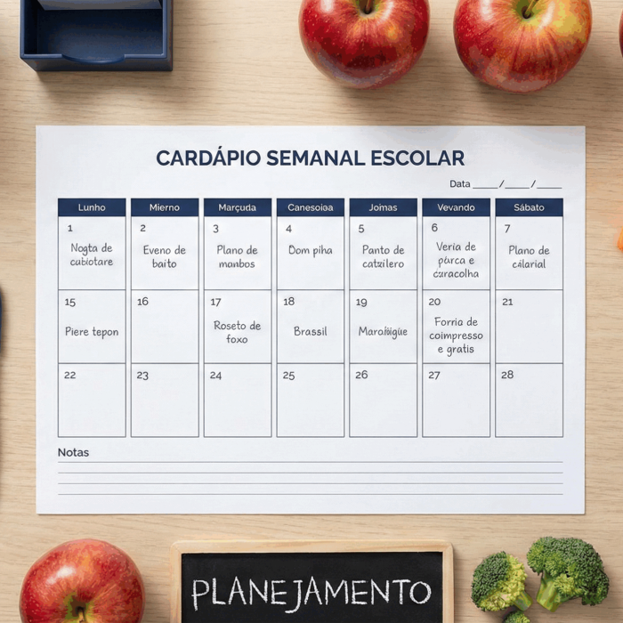 A importância do Cardápio Nutricional para a credibilidade da sua escola
